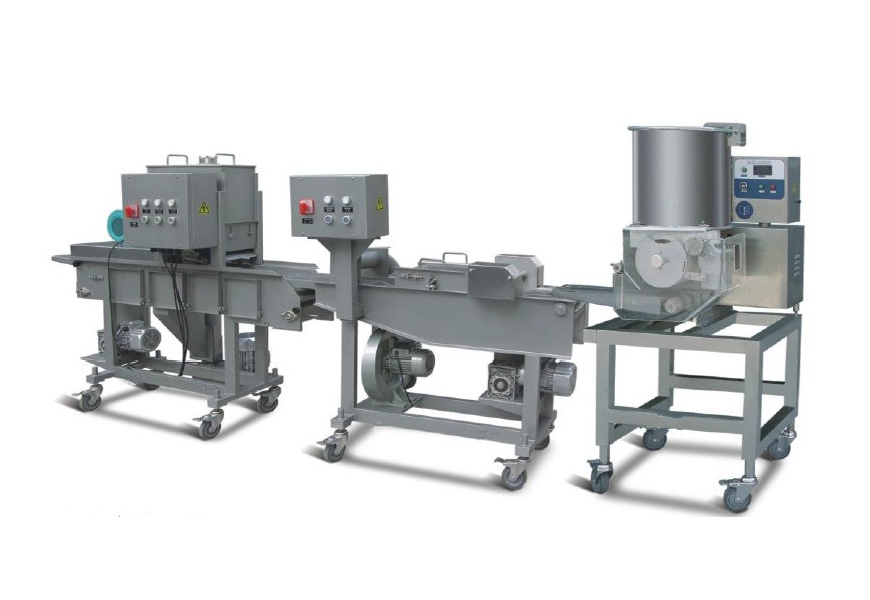 Automatic Hamburger & Nuggets Forming and Coating Processing Line